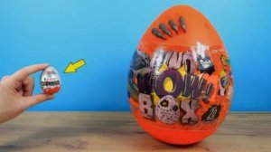 Необычное Пасхальное яйцо с сюрпризом из Kinder яйца
