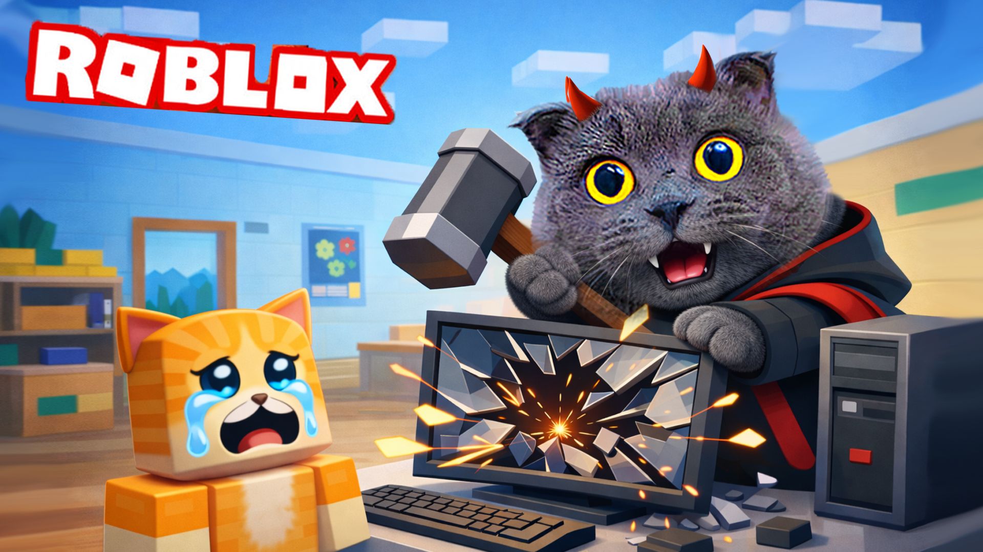 Стала плохой кошечкой в игре