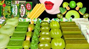 асмр Шоколад с матчей