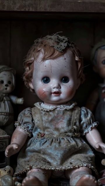 Старая кукла: тайны и загадки прошлого #кукла #антиквариат #ужасы