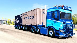 598 / ЕTS2 1.58 / Scania R650 «P.Visser» / Далянь - Владивосток.