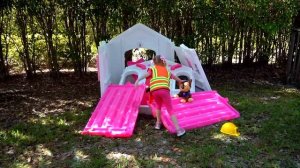 Настя спасает игрушки патруль щенячий