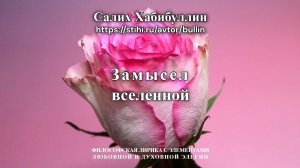 Замысел вселенной