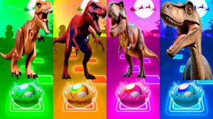 Coffin Dance Динозавры 382 уровень - Мультики про Динозавров | МУЛЬТФИЛЬМЫ ДИНОЗАВРЫ в Tiles Hop