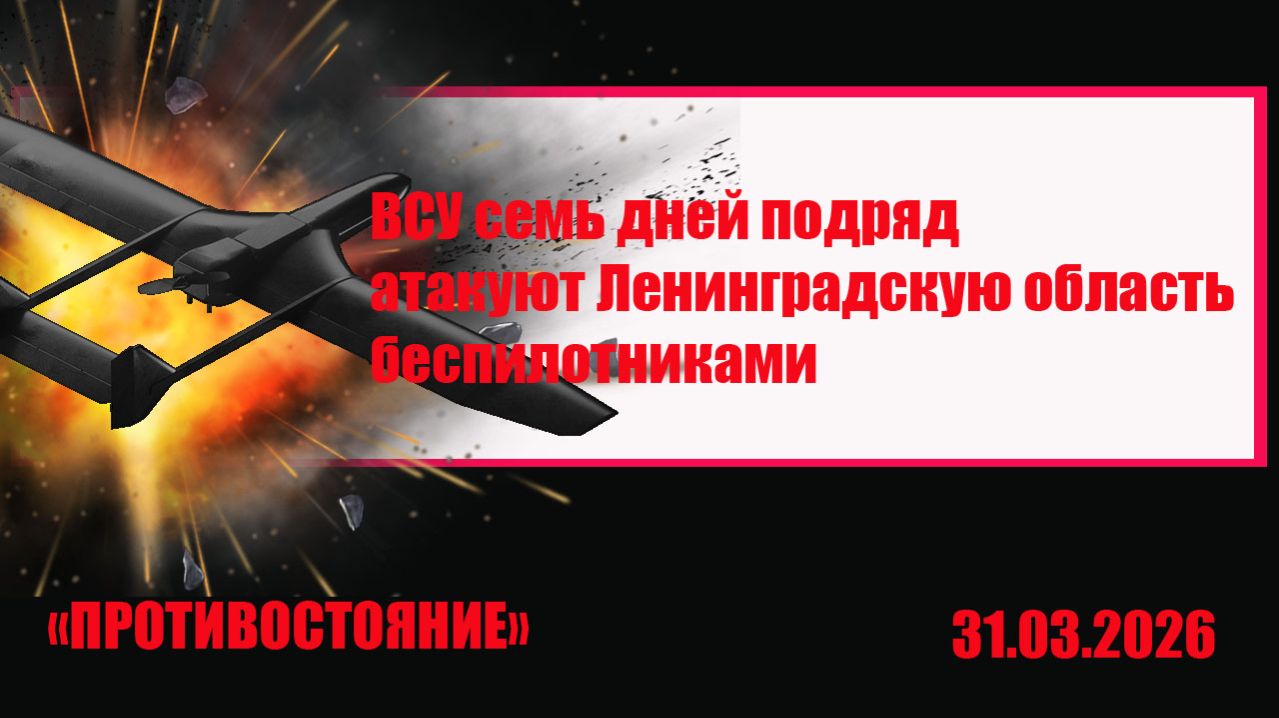 ВСУ семь дней подряд атакуют Ленинградскую область беспилотниками