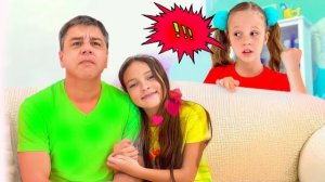 Настя ревнует папу и учится справляться с этим | ВИДЕО ДЛЯ ДЕТЕЙ