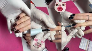 Чёрный Гель /Кошачий глаз и Френч новым магнитом