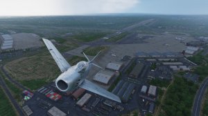 DCS: Cold War Germany - Flight over Hamburg airport