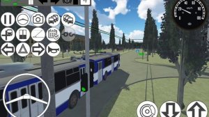 Поездка на троллейбусе ЗИУ 682Г СМЕ по маршруту 4 (Micro troleybus simulator 🚎).