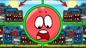 Новый КРАСНЫЙ ШАР, Красныш спасает деревню красных шариков