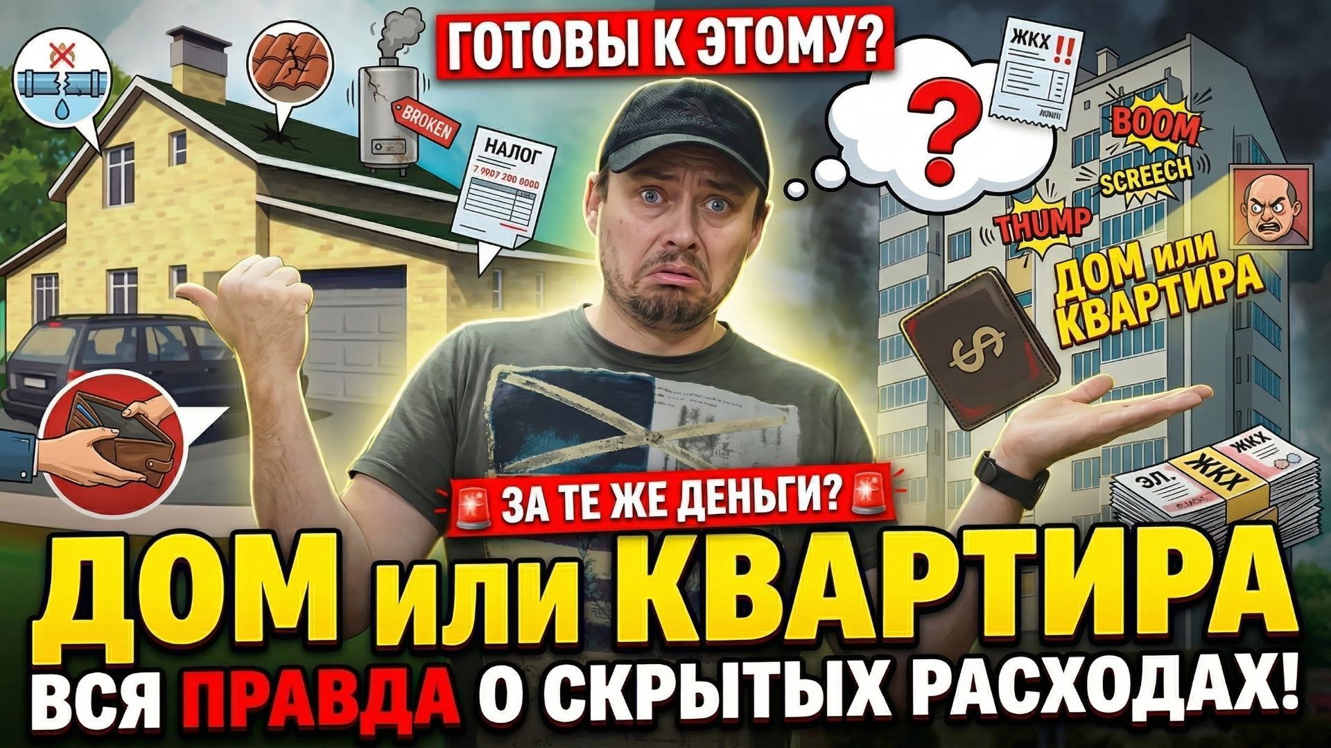 Дом или квартира за те же деньги? Вся правда о скрытых расходах, соседях и ЖКХ смотреть онлайн