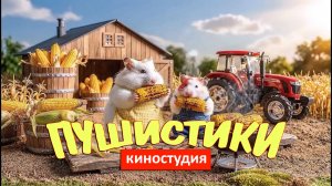 Мультики для детей. Сбор урожая кукурузы