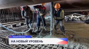 Более 100 кубометров бетона залили в каркас строители на строящейся станции метро «Сенная»