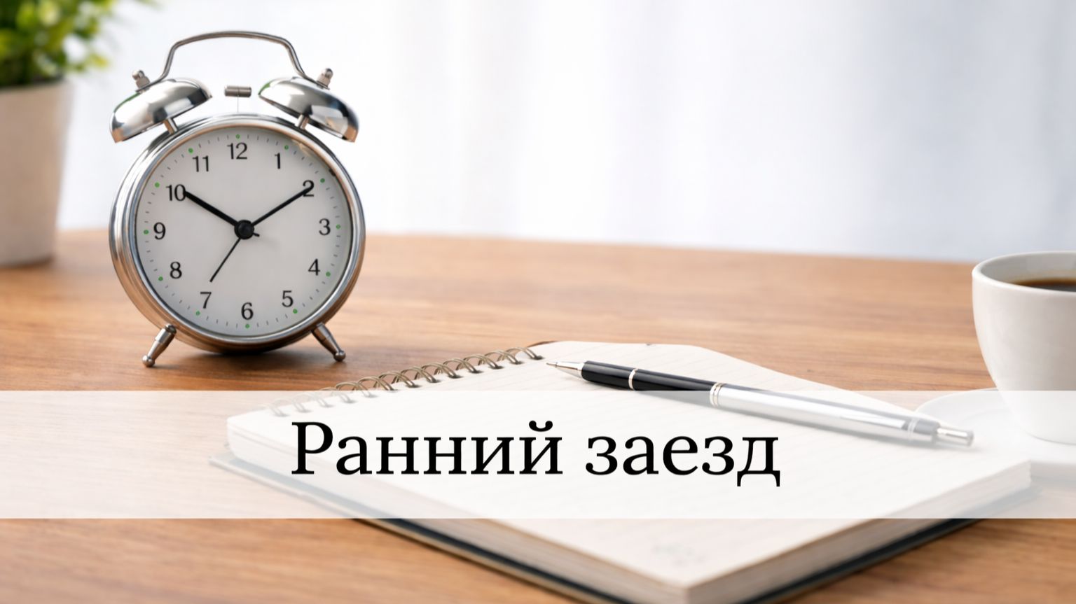 Ранний заезд