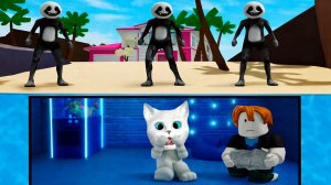 СТРОЮ ПОДВОДНЫЙ БУНКЕР, ЧТОБЫ ЗАЩИТИТЬ МАЛЫША ДИМУ ОТ МОНСТРА В БРУКХЕЙВЕН в ROBLOX!