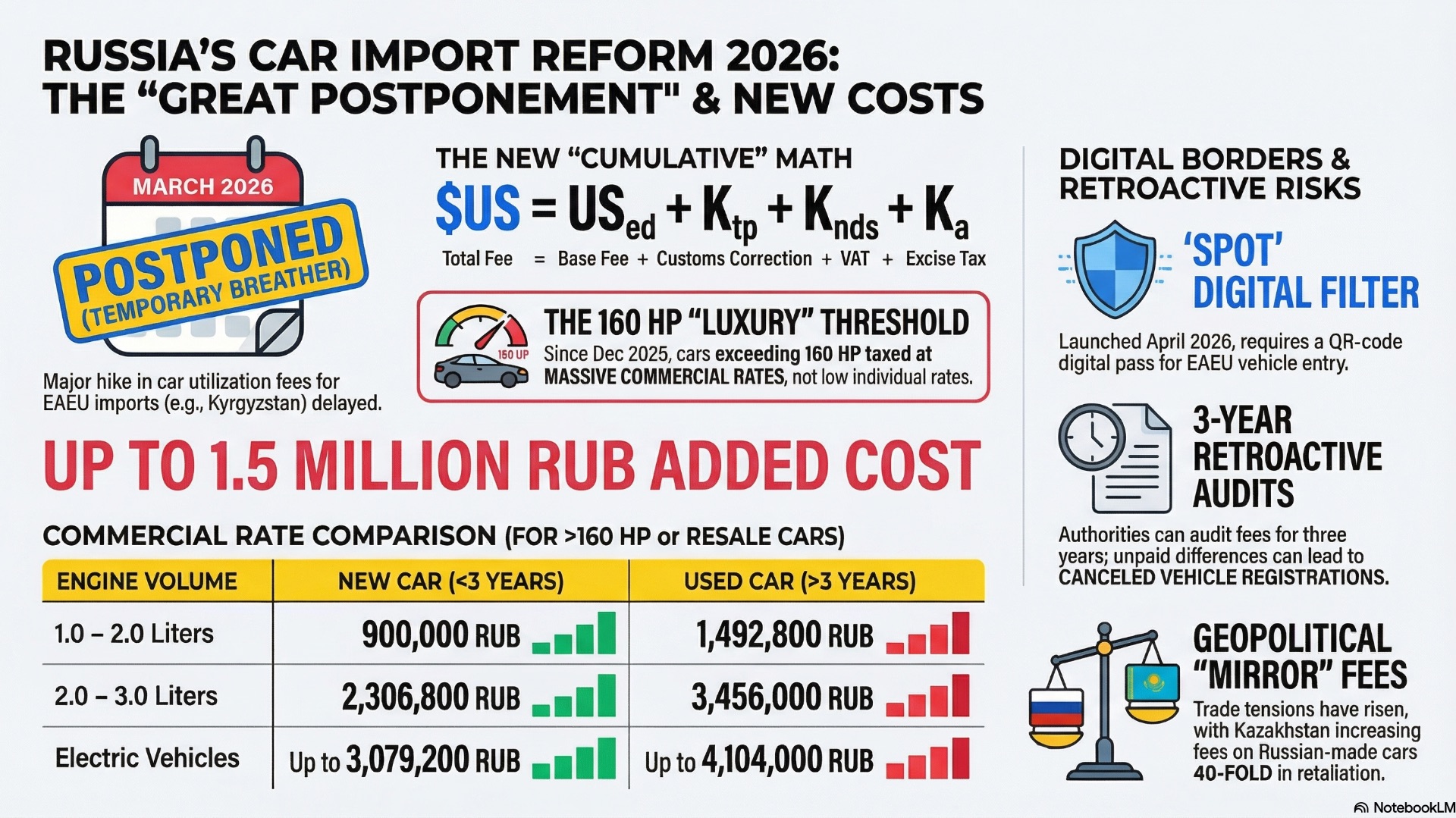 Перенос утильсбора: автолюбители вздохнули