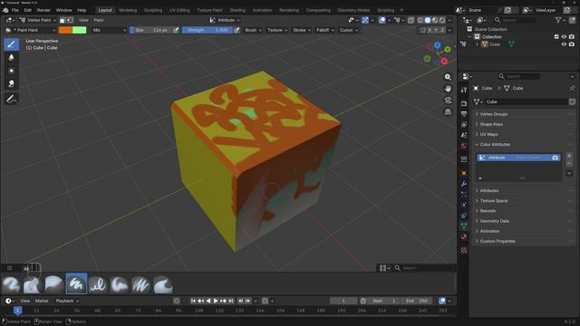 3.2 - Данные о цвете в вершинах (Vertex Color)