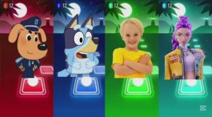 Тайлс Хоп: Музыкальный Баттл — К-Поп Охотники на Демонов, Блуи, Влад и Ники против Шерифа Лабрадора