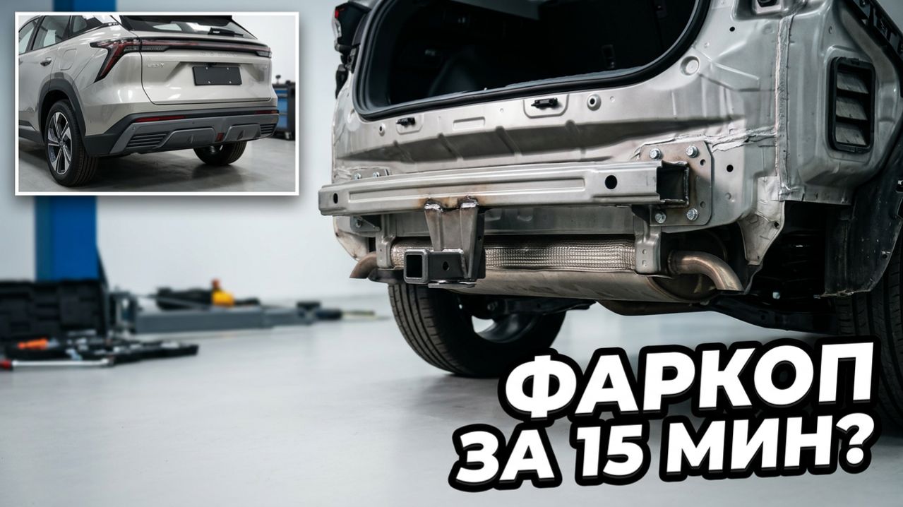 Легкая установка фаркопа на Geely Galaxy L7|Быстрое снимаем задний бампер смотреть онлайн
