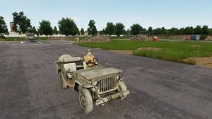 DCS: Cold War Germany - FRG military base tour on Willys