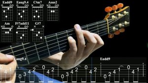 ИГРА АККОРДАМИ на Гитаре 031. Уроки Гитары. Аккорды и табы для Гитары Guitar B28