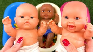 Мультики для малышей. Пупсиков и разноцветные конфеты. Мультики для детей