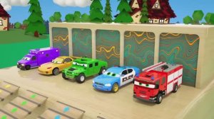 Игра с длинными слайдами и пой песенку пяти маленьких обезьянок Учи цвета и названия Детские стишки