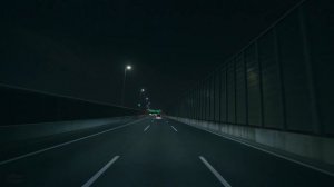 Ночная поездка по Токийской скоростной автомагистрали - расслабляющие лоу-фай ритмы