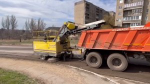 Кузбасская техника помогает наводить порядок в Горловке