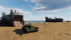 DCS: Cold War Germany - Flying along groups of amphibious ships