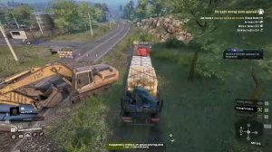 Snowrunner. Покатушки в КООПе. Помощь людям.