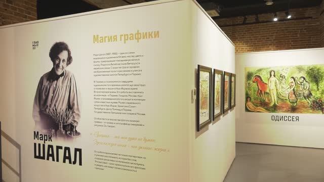 Выставка Марка Шагала в Екатеринбурге. Открытие года. смотреть онлайн