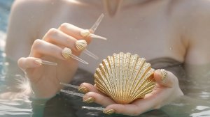 ASMR AI клип - Золотая раковина (колыбельная)