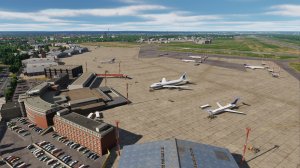 DCS: Cold War Germany - Hamburg Airport Tour on Willys