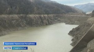 Уровень воды в Эшкаконском водохранилище постепенно растет