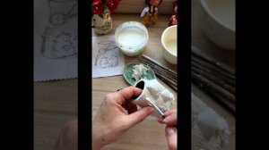 Марафон "Вазочка из папье-маше". Часть 3.  Лепка деталей