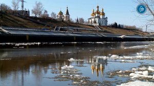 В Тюмени начался ледоход в последний день марта