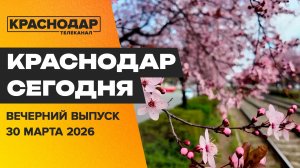 Атака беспилотников, новый детский сад, розовый Краснодар. Новости 30 марта