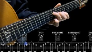 ИГРА АККОРДАМИ на Гитаре 025. Уроки Гитары. Аккорды и табы для Гитары Guitar B28