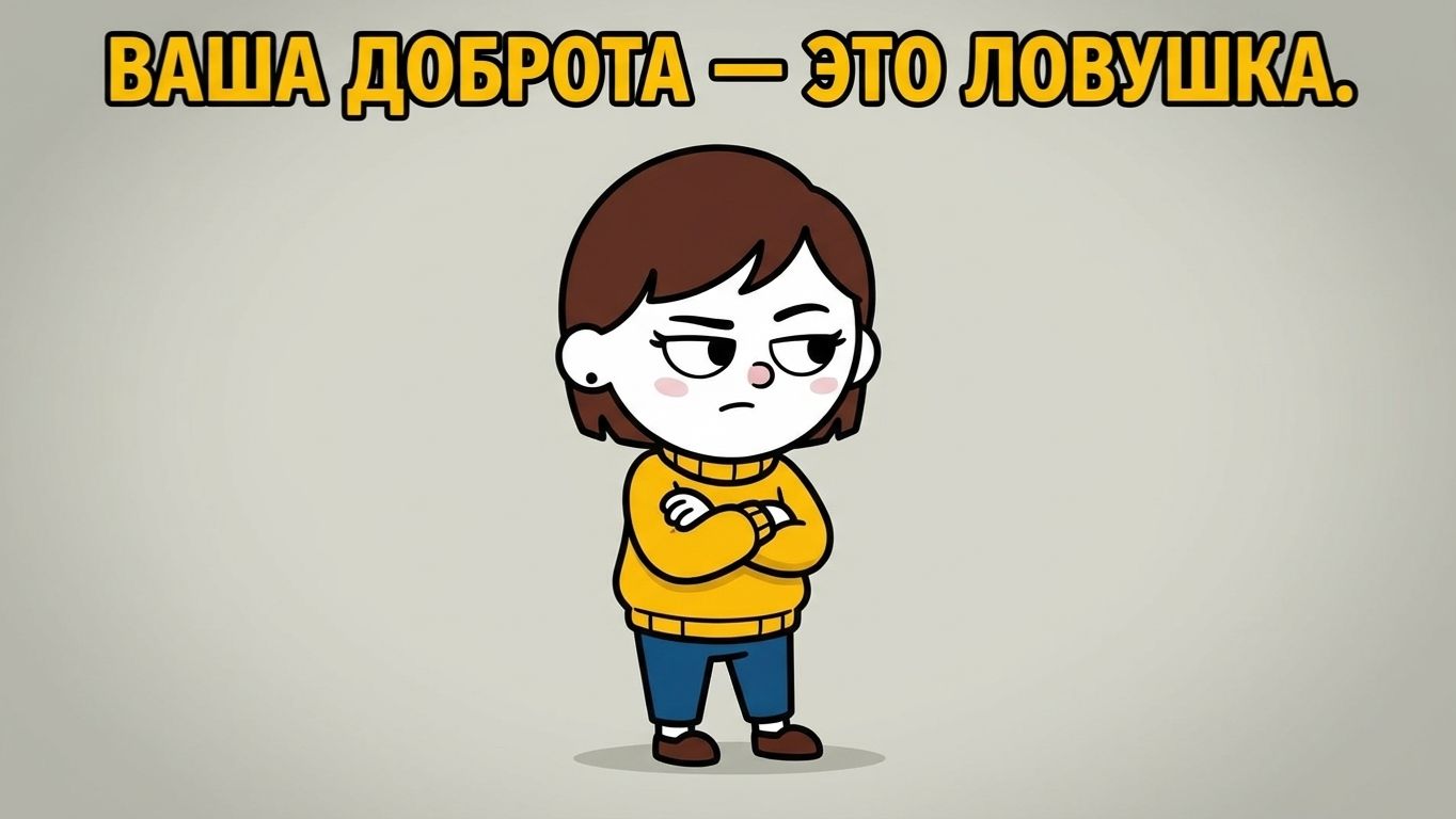 Синдром хорошего человека: почему доброта без границ разрушает твою жизнь