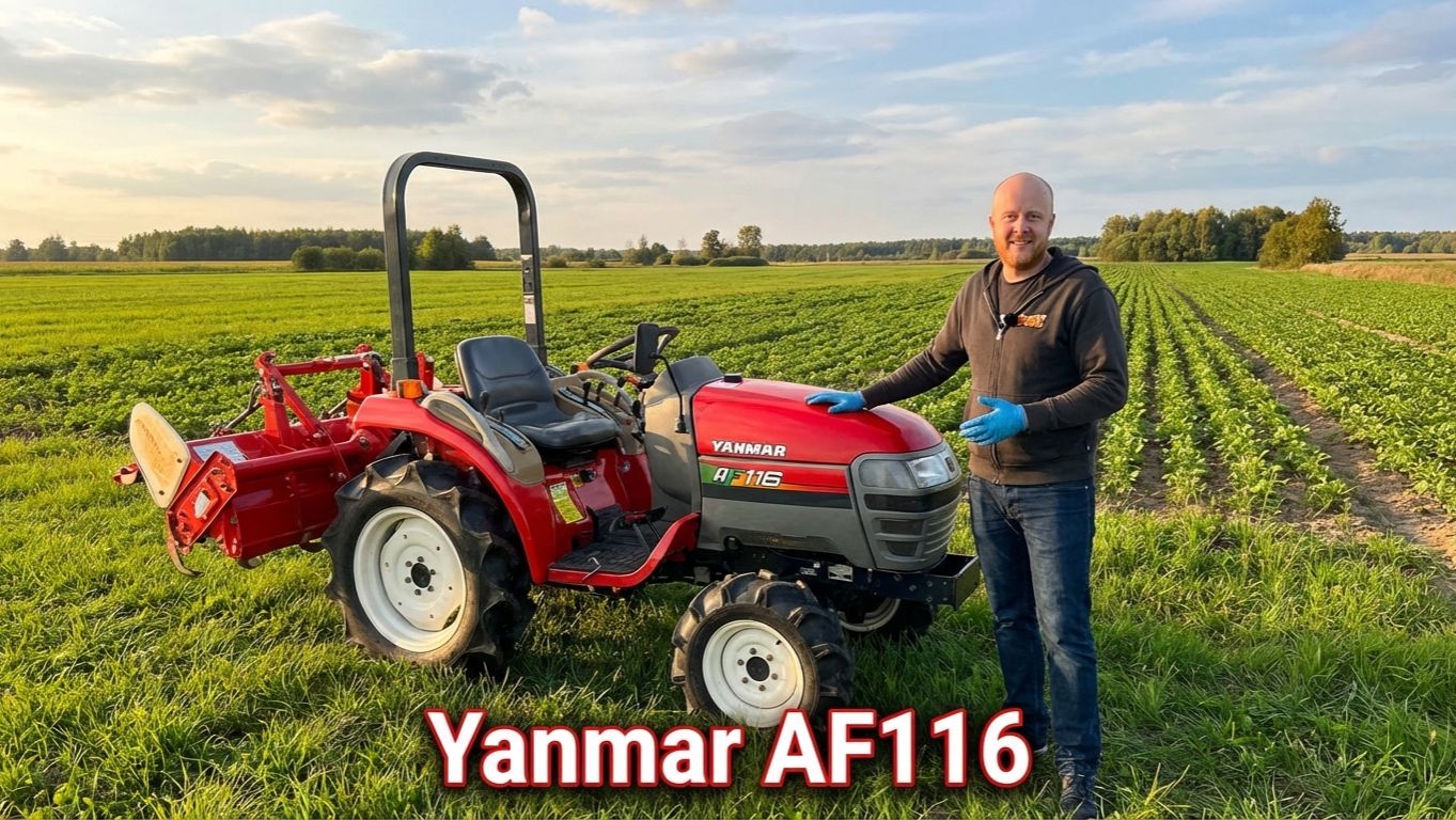 Обзор трактора Yanmar AF116 --- ПРОДАН!✅