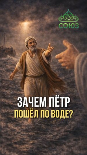 Зачем Петр пошёл по воде?