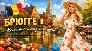 Пешая экскурсия по БРЮГГЕ 🇧🇪 🍫 Бельгийский сказочный город 4K