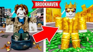 Я БЕЗДОМНЫЙ, но должен стать МИЛЛИОНЕРОМ за 24 ЧАСА в Brookhaven 🏡RP!