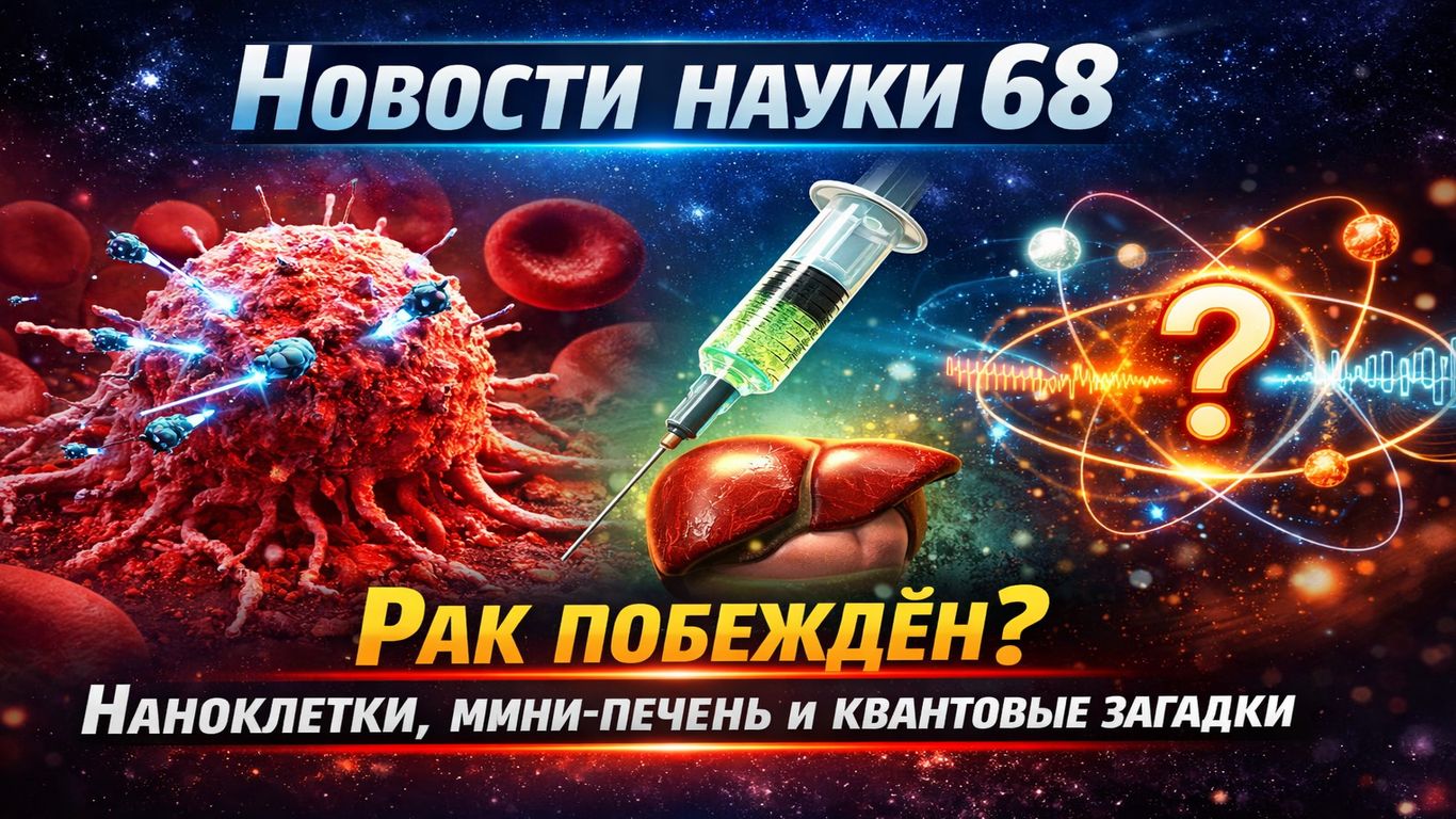 Рак побеждён? Наноклетки, мини-печень и квантовые загадки» Новости науки 68