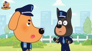 Храбрый шериф Лабрадор: шалости на детской площадке. Познавательный мультфильм.