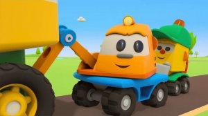 Грузовичок Лева и друзья помогают грузовику! Игрушки машинки для детей