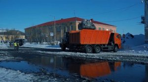 Воркута уборка снега в городе 2026 весна