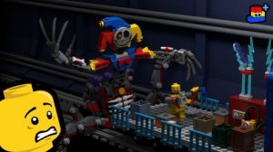 LEGO Poppy Playtime 5: ИГРОК ПРОТИВ ПРОТОТИПА БИТВА ПОЕЗДОВ РЕАКЦИЯ