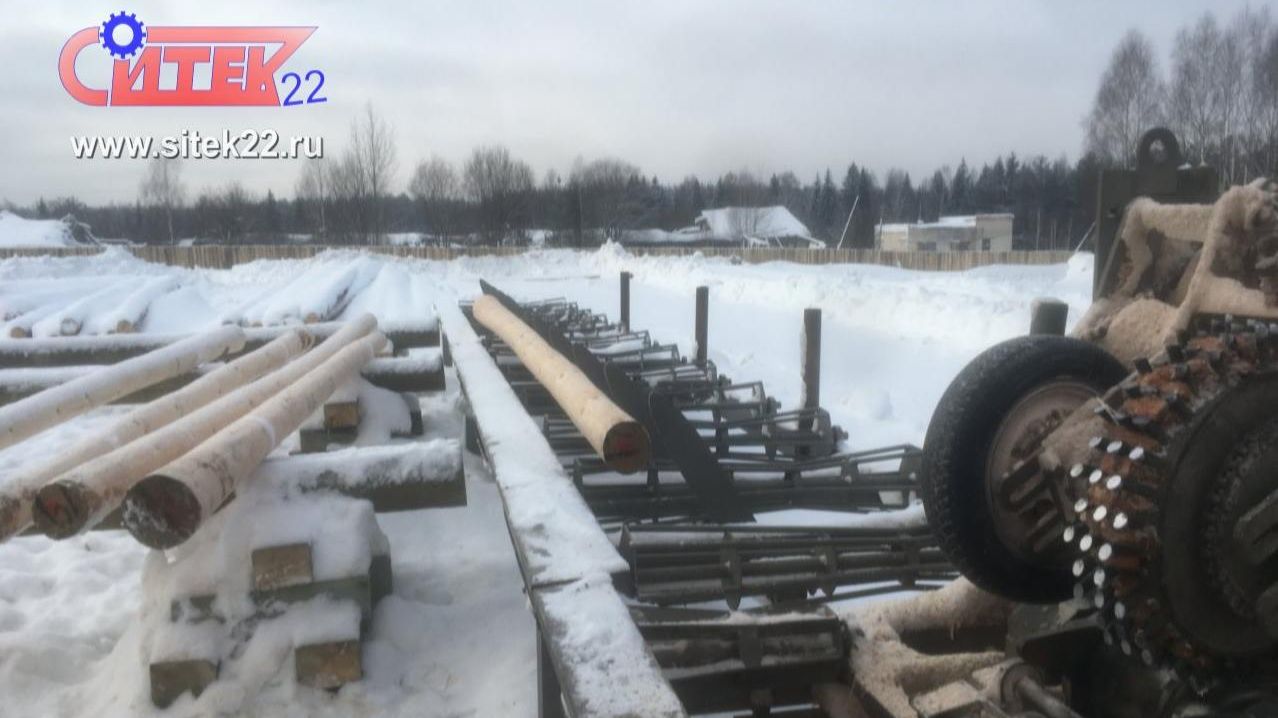 Окорочный станок ОС-600 СИТЕК. Диаметры 15-60см, длинна 1,5-13м смотреть онлайн